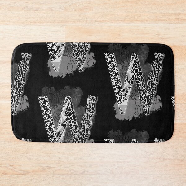 Item preview, Monogram W zen patterns designed and sold by TangleH-art.