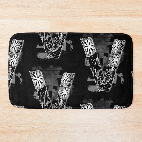 Item preview, Monogram V zen patterns designed and sold by TangleH-art.