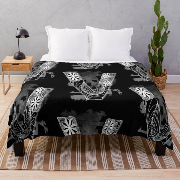 Item preview, Monogram V zen patterns designed and sold by TangleH-art.