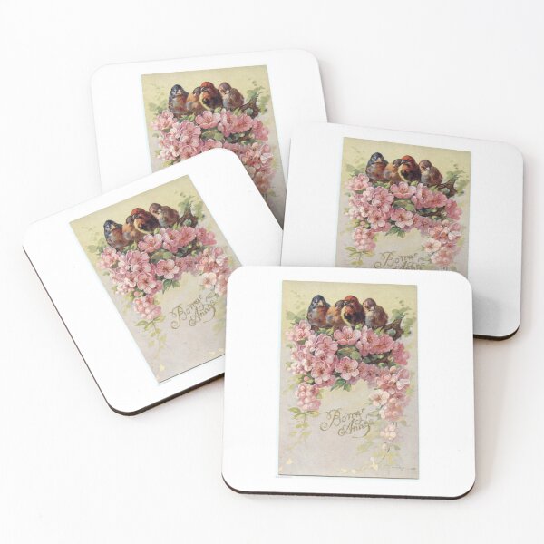 Item preview, Louis Theophile Hingre Birds and Flowers Vintage designed and sold by TeeARTHY.