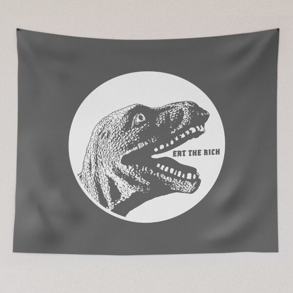 Item preview, EAT THE RICH. STENCIL FOR COLOUR ITEMS. designed and sold by 5hertz.