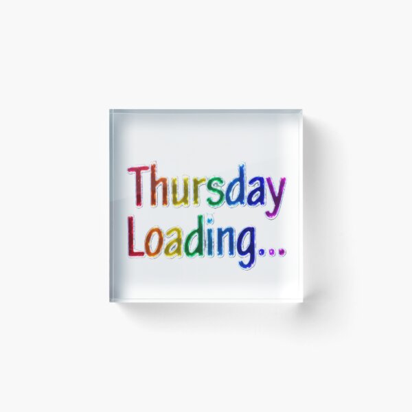 Item preview, Thursday loading designed and sold by Kat's Design Hub.