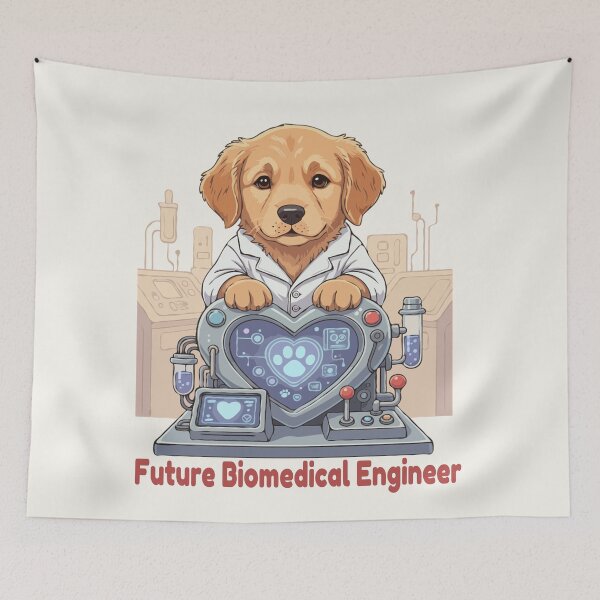 Item preview, Biomedical Engineer Puppy – Future Biomedical Engineer | Puppy Dreams Big Series designed and sold by The Real Life Symphony.