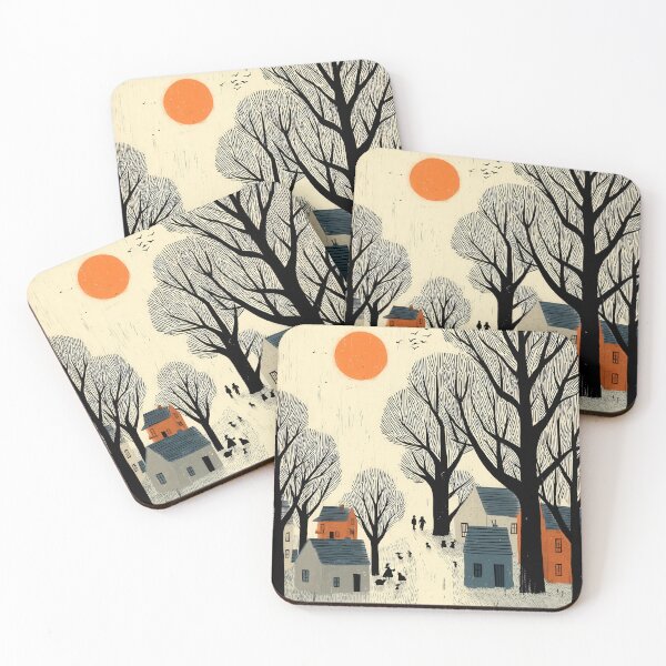 Item preview, Yuletide Silhouette designed and sold by Retro Type.