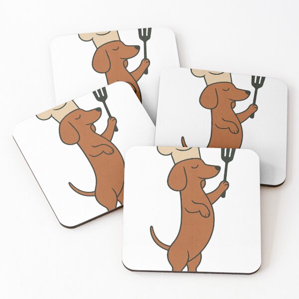 Item preview, Chef Dachshund – Cute Sausage Dog Cooking Illustration designed and sold by Stefan Slater.