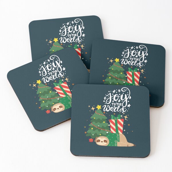 Item preview, Slow Christmas - Sloth sleeping under the tree  designed and sold by HikaryChan.