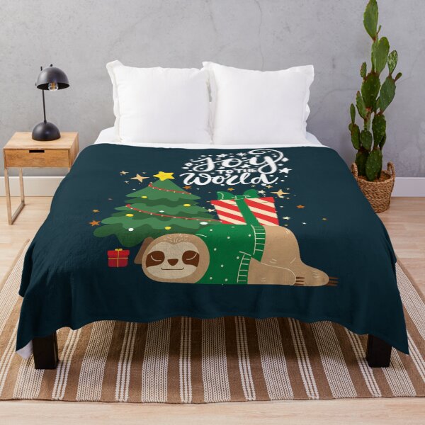 Item preview, Slow Christmas - Sloth sleeping under the tree  designed and sold by HikaryChan.