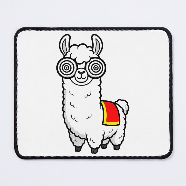Item preview, Cute Llama Swirly Glasses Cartoon Animal designed and sold by k3rstman1.