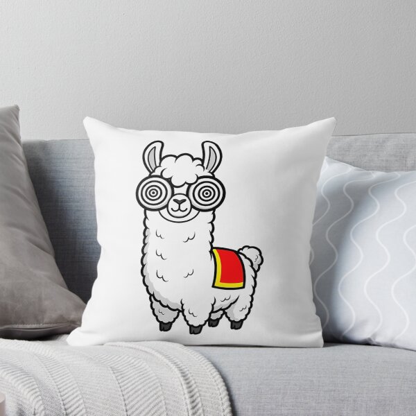 Item preview, Cute Llama Swirly Glasses Cartoon Animal designed and sold by k3rstman1.