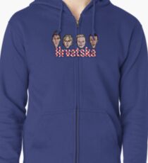 Hrvatska Zipped Hoodie