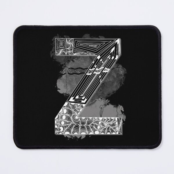 Item preview, Monogram Z zen patterns designed and sold by TangleH-art.