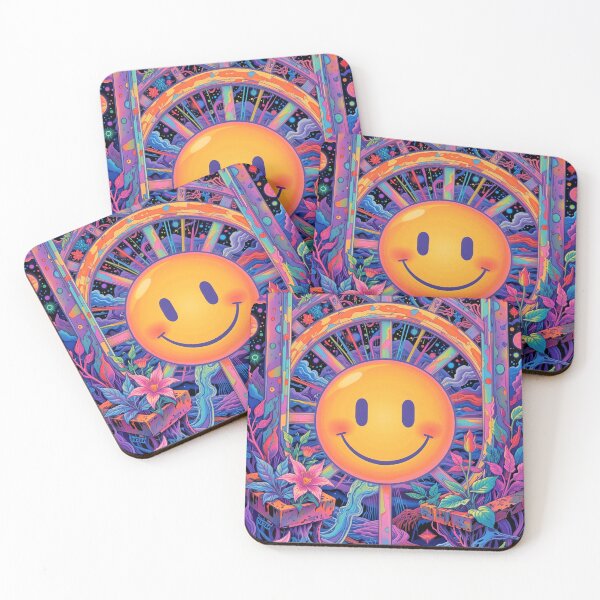 Item preview, Cosmic Smiley Bloom designed and sold by psychcyberpunk.