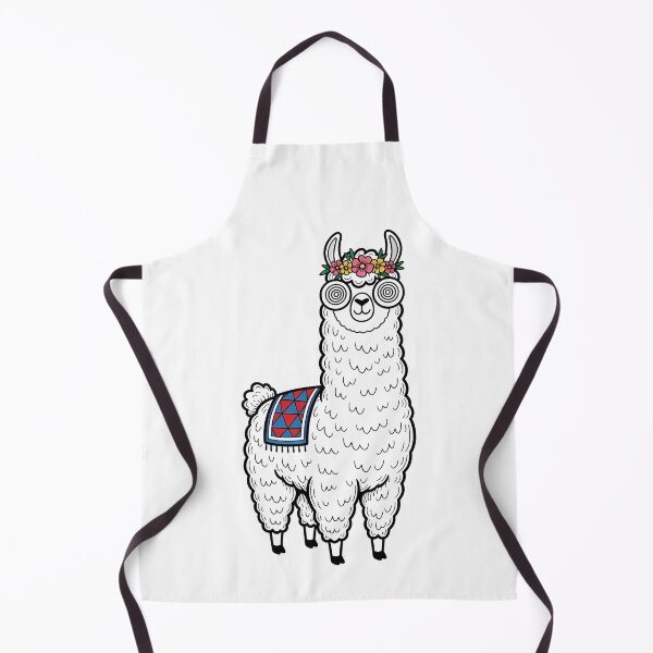 Item preview, Cute Floral Llama with Glasses Boho Animal designed and sold by k3rstman1.