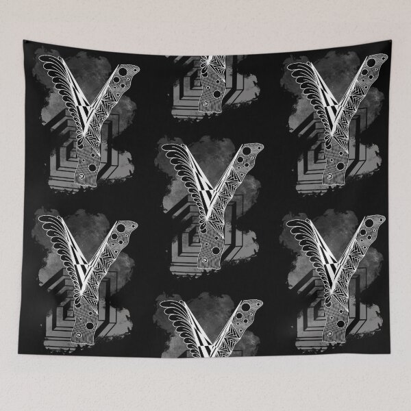 Item preview, Monogram Y zen patterns designed and sold by TangleH-art.
