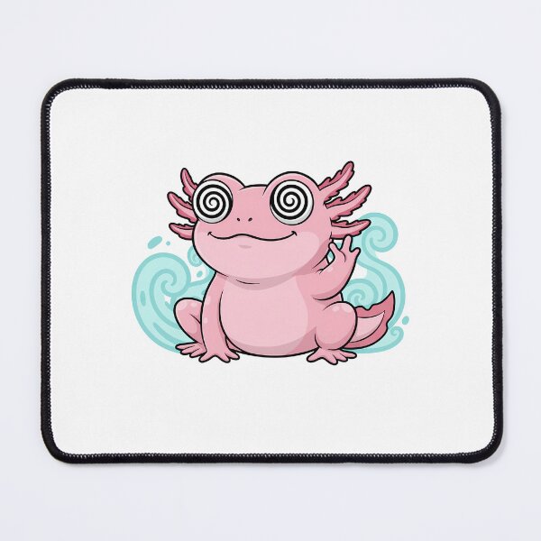 Item preview, Cute Hypnotic Pink Axolotl Water Swirls designed and sold by k3rstman1.