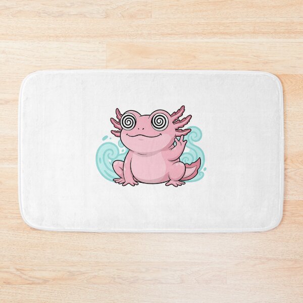 Item preview, Cute Hypnotic Pink Axolotl Water Swirls designed and sold by k3rstman1.