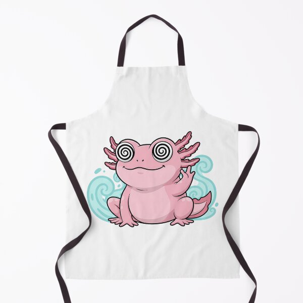 Item preview, Cute Hypnotic Pink Axolotl Water Swirls designed and sold by k3rstman1.