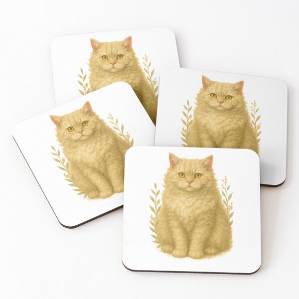 Item preview, Curly Selkirk Rex Charm designed and sold by TheJoyfulPen.