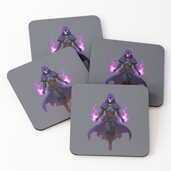 Item preview, Mystic Shadow Sorcerer – Purple Flame Anime Warrior Design designed and sold by Brightstudio00.
