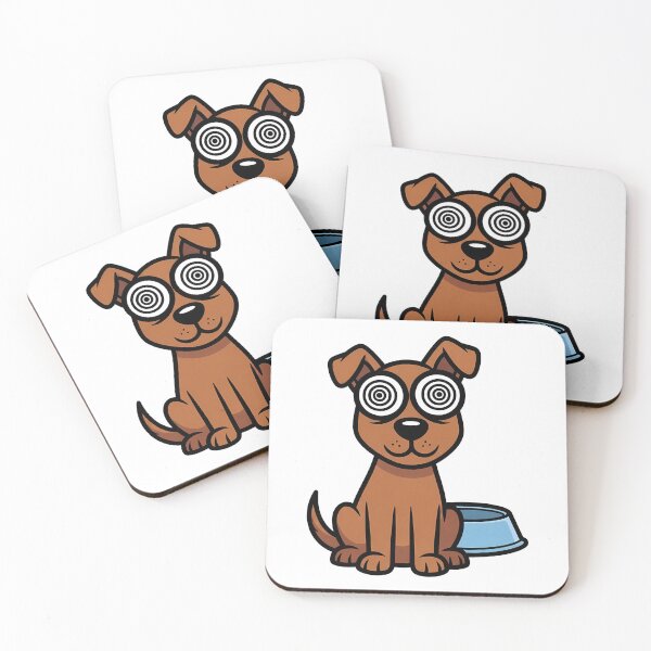 Item preview, Funny Hypnotic Eyes Cartoon Puppy Dog designed and sold by k3rstman1.