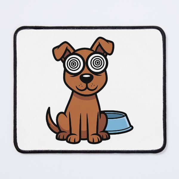 Item preview, Funny Hypnotic Eyes Cartoon Puppy Dog designed and sold by k3rstman1.