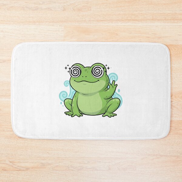 Item preview, Hypnotic Frog Cartoon Whimsical Psychedelic Animal designed and sold by k3rstman1.