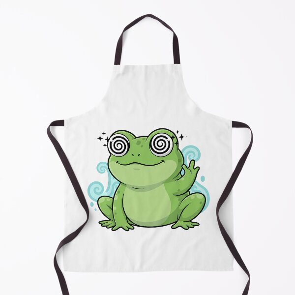 Item preview, Hypnotic Frog Cartoon Whimsical Psychedelic Animal designed and sold by k3rstman1.