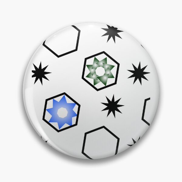 Item preview, Hexagon and Stars pattern  designed and sold by godPapa.