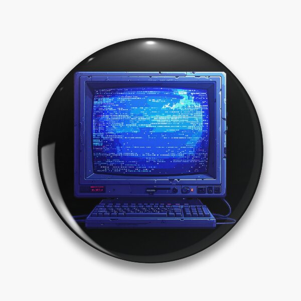 Artikelvorschau, Retro-CRT-Monitor-Glitch-Screen, Old-School-Computer, Synthwave, 80er-Jahre-Technik entworfen und verkauft von AOG-DESIGNS.