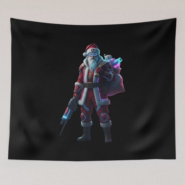 Item preview,  Cyberpunk Santa Claus Christmas designed and sold by Dakson Design - Fantasy Art.