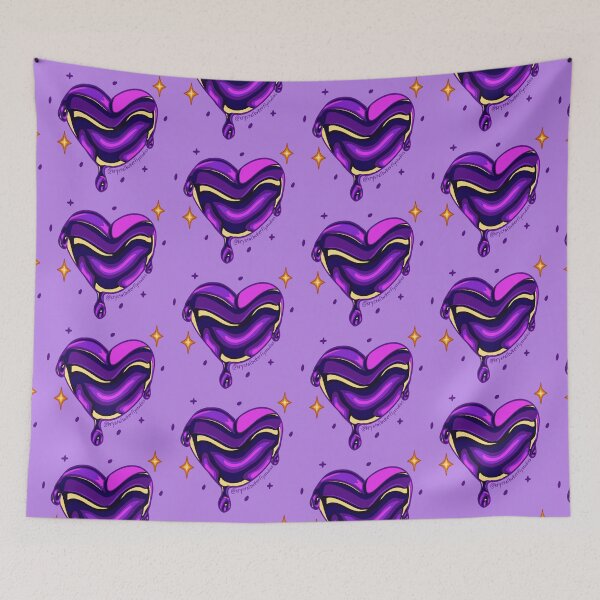 Item preview, Nebula Wax Heart Cosmic Galaxy Love Art designed and sold by KrystalBStudios.