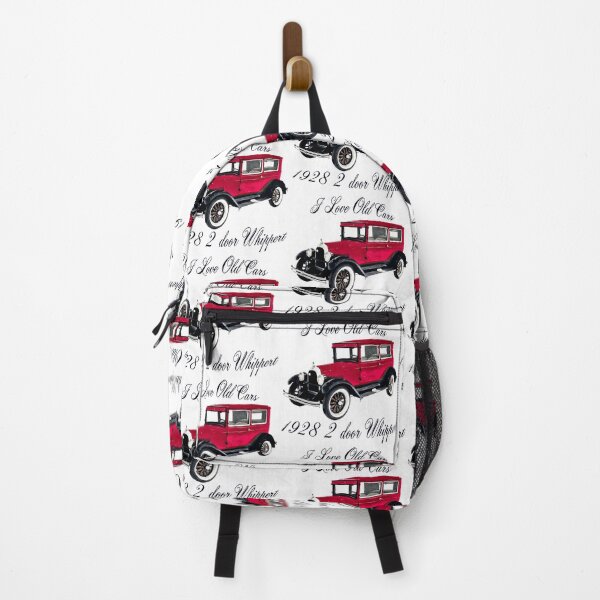 Item preview, I Love Old Cars – 1928 Whippet 2 Door Vintage Car Art - Cherry Red designed and sold by Michael van der Hoorn.