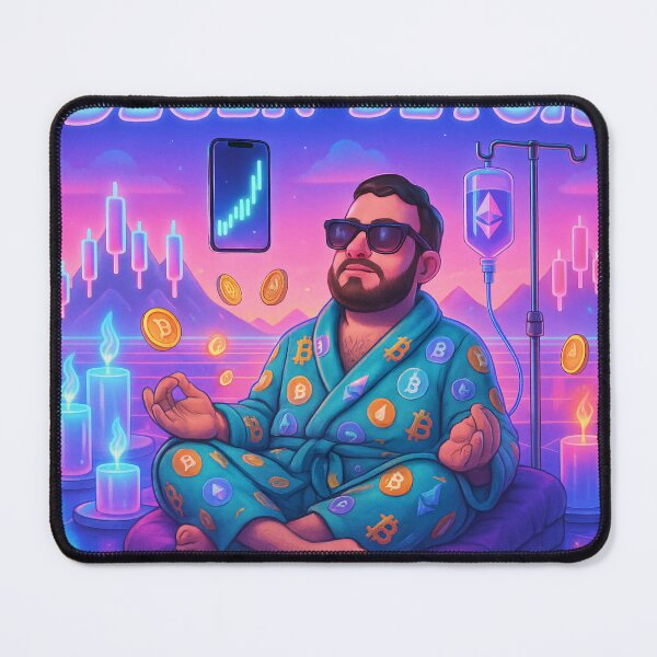 Item preview, Degen Detox – Crypto Meditation Artwork designed and sold by Bored Elon.