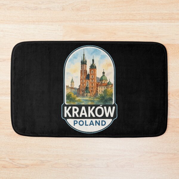 Item preview, Krakow Poland Watercolor Travel designed and sold by TomFrontierArt.