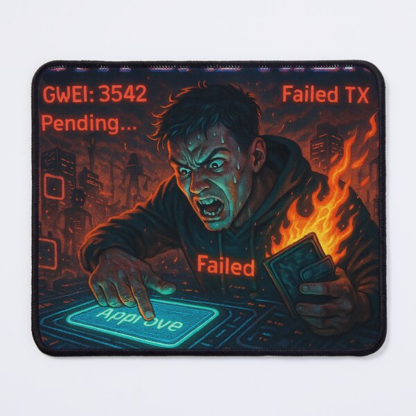 Item preview, ETH Gas High – Degen Mafia Crypto Chaos Art designed and sold by Bored Elon.