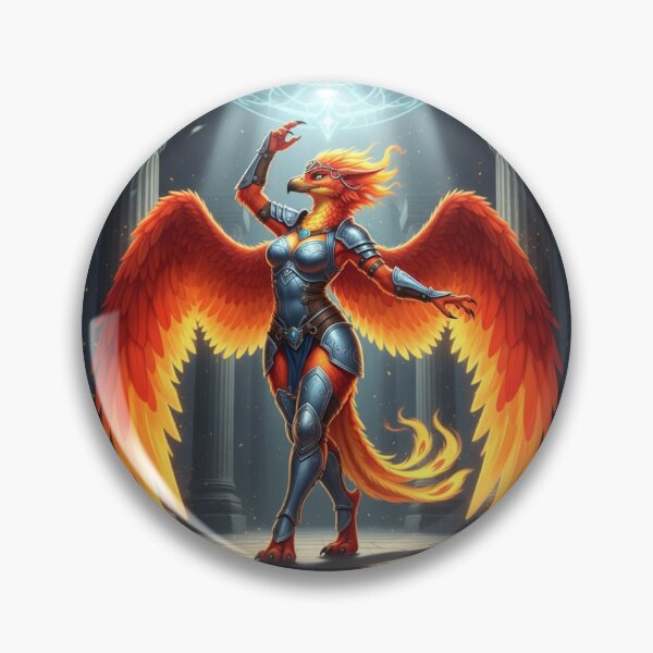 Item preview, Phoenix Dancer in armor bird designed and sold by Prestons Corner.