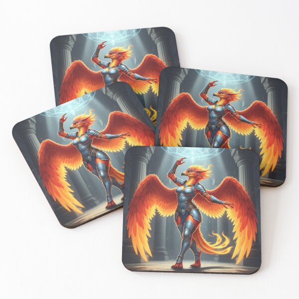 Item preview, Phoenix Dancer in armor bird designed and sold by Prestons Corner.