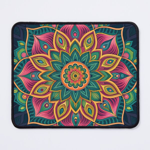 Item preview, Unique Aesthetic Psychedelic Mandala Burst designed and sold by HLPsychDesigns.