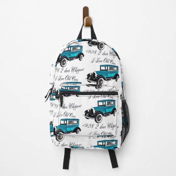 Item preview, I Love Old Cars – 1928 Whippet 2 Door Vintage Car Art - Bright Blue designed and sold by Michael van der Hoorn.