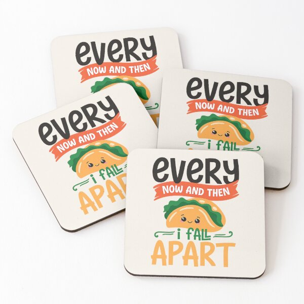 Item preview, Cute Falling Apart Taco Pun designed and sold by Endorphin Ink.