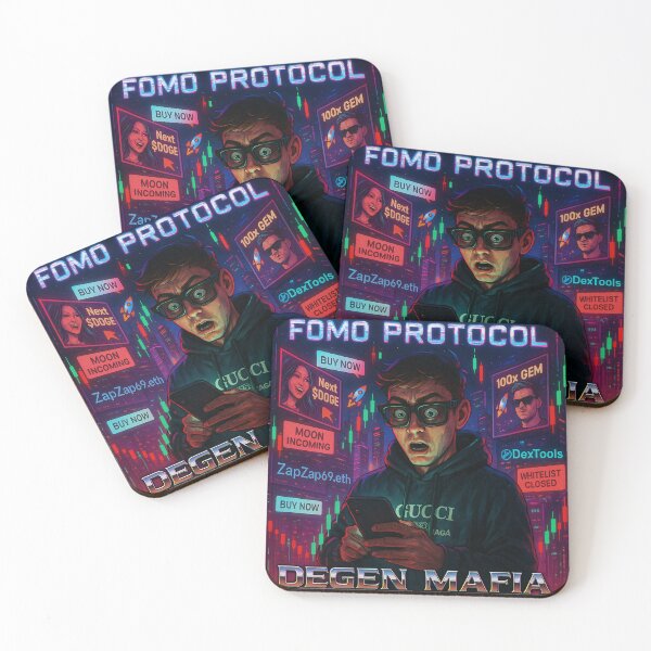 Item preview, FOMO Protocol – Degen Mafia Crypto Panic Art designed and sold by Bored Elon.