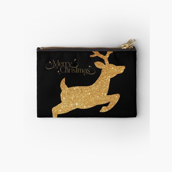 Item preview, Gold Glitter Reindeer – Merry Christmas Holiday Design designed and sold by GivingJoy.