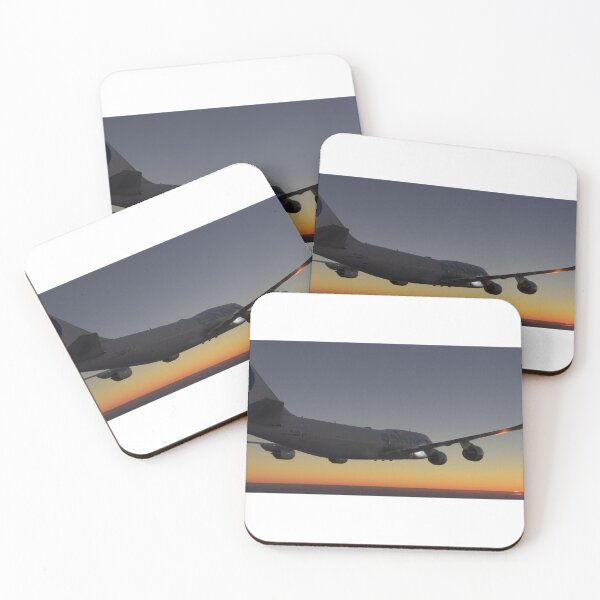 Item preview, Sabena Boeing 747 Ghost livery sunset designed and sold by Golden Hour Aeronauts.