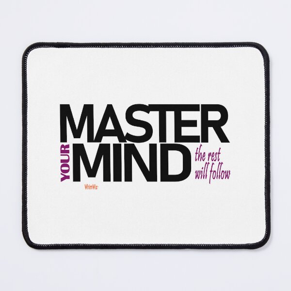 Item preview, Master Your MInd - WhimWiz Funny & Quirky Gift Ideas designed and sold by WhimWiz.