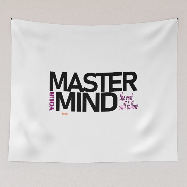 Item preview, Master Your MInd - WhimWiz Funny & Quirky Gift Ideas designed and sold by WhimWiz.