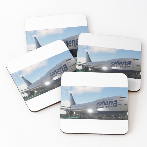 Item preview, Sabena Boeing 747 fantasy livery designed and sold by Golden Hour Aeronauts.
