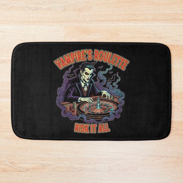 Item preview, Vampire's Roulette Risk It All - Gothic Casino Gambling Art designed and sold by AwesomeBeyondLimits.