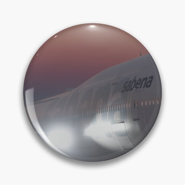 Item preview, Sabena Boeing 747 Ghost livery sunset designed and sold by Golden Hour Aeronauts.