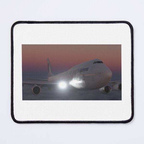 Item preview, Sabena Boeing 747 Ghost livery sunset designed and sold by Golden Hour Aeronauts.