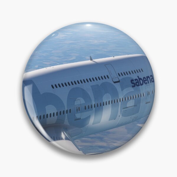 Item preview, Sabena Boeing 747 Ghost livery daylight designed and sold by Golden Hour Aeronauts.